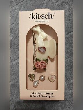 Kitsch Charm Curved Claw Clip Set